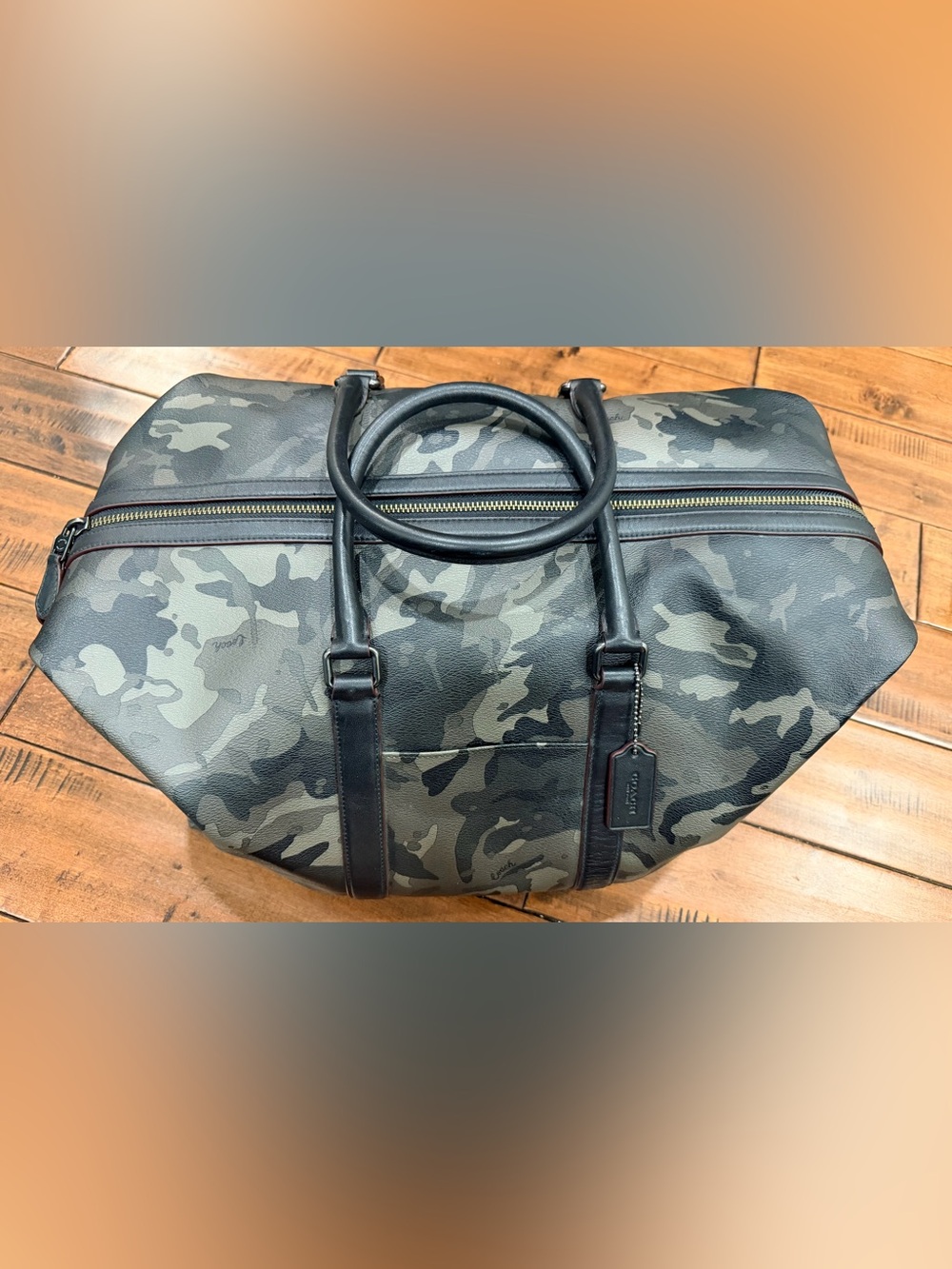Coach Camo Duffel Bag